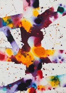 Sam Francis, Untitled, 1973. Acrylic and oil on canvas, 42 x 30 inches. Collection: Sam Francis Foundation, California. Artwork © Sam Francis Foundation, California / Artists Rights Society (ARS), New York