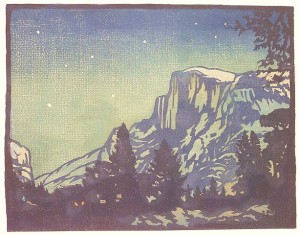 William Rice, Night - Yosemite, 1920 (source: Wikipedia)