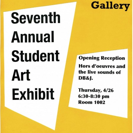 Student Art Exhibit Flyer, Chabot College